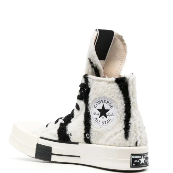 BNWT SS24 RICK OWENS DRKSHDW x CONVERSE TURBODRK SNEAKERS 7 & 8 & 9 - Picture 12 of 13